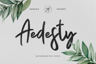 Aedesty: A Smart Handwritten Font for Creative Projects