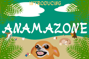 Anamazone: A Whimsical Typeface for Creative Projects