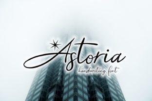 Astoria: A Handwritten Font for Editorial Charm