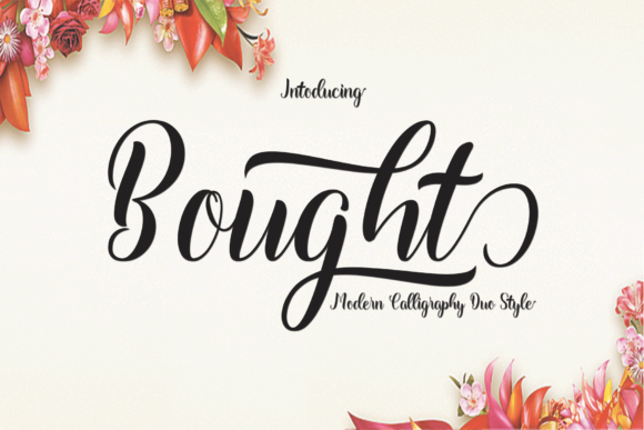 Bought: A Magical Handwritten Font