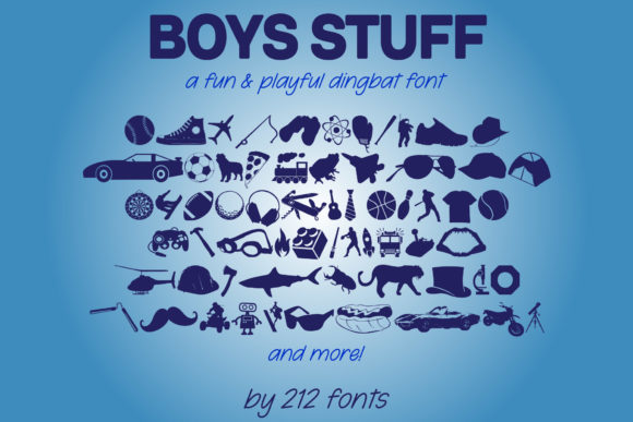 Boys Stuff Font for Creative Brands