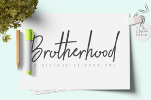 Brotherhood Duo: A Font for Web Designers