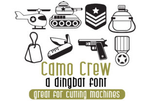 Camo Crew Font for Creative Projects
