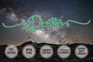 Datten: A Handwritten Font for Creative Projects