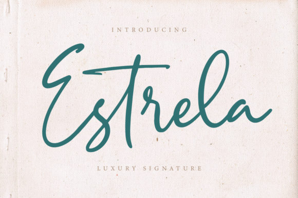Estrela: A Handwritten Font with Charm