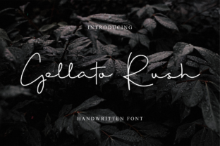 Gellato Rush: A Stylish Handwritten Font