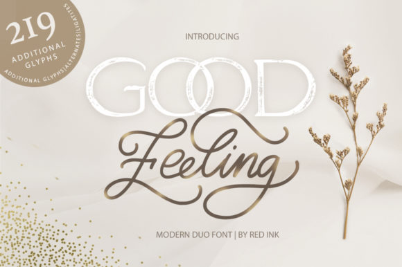 Good Feeling Font: Elegant Script for Crafters