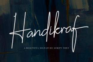 Handikraf: A Handwritten Script Font