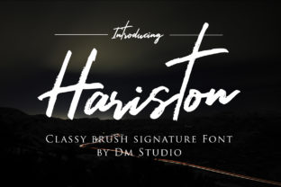Hariston: A Handwritten Font for Modern Marketing