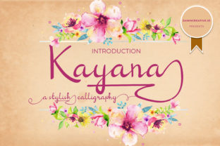 Kayana Script: A Beautiful Handwritten Font