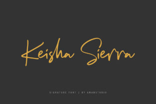 Keisha Sierra: A Handwritten Font for Elegant Design