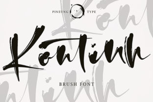 Kontinh: A Handwritten Font for Creative Web Design