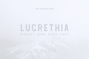 Lucrethia: A Modern Sans Serif Font