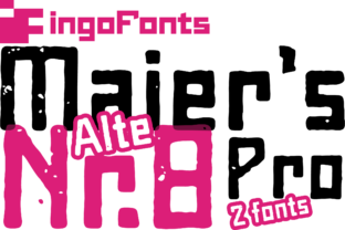 Maier s Alte Nr. 8: A Timeless Script for Business Branding