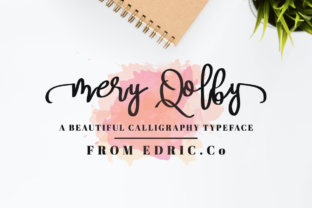 Mery Qolby: A Handmade Script Font