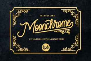 Moonchrome: A Bold Handwritten Font