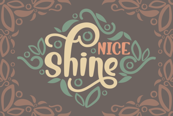 Nice Shine Font: Bold & Authentic