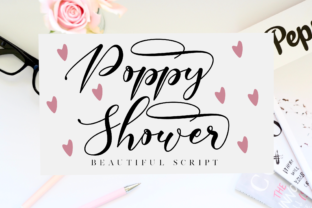 Poppy Shower Font Review