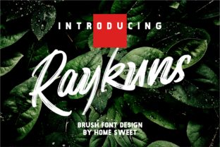 Raykuns: A Bold Handwritten Font