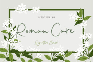 Roman Care Font for Creative Makers