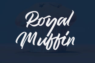 Royal Muffin Font: Elegant Script for Handmade Creations