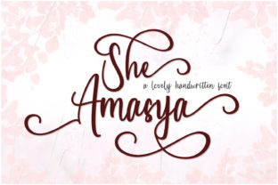 She Amasya: A Bold Script Font