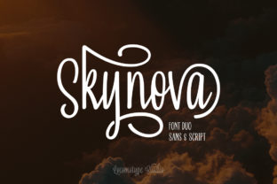 Skynova Duo: A Playful, Bold Font for Designers